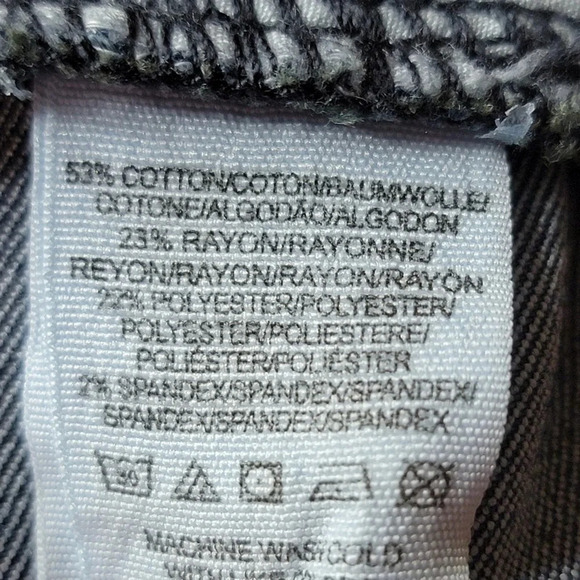 FREE PEOPLE Women's Dark Wash Low Rise Skinny Jeans 25 - Picture 14 of 14